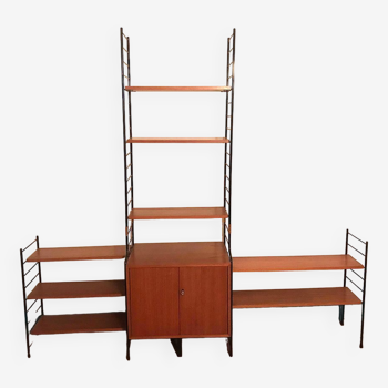 Modular shelf-bookcase, Scandinavian, Erbus Möbel, 1960