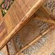 Rattan coffee table and ceramics