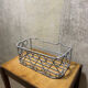Gray wrought iron shelf