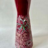 Large vase Fat Lava Strehla DDR 1960 vintage