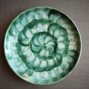 Duo of handmade ceramic plates - Lunéville - mid 20th century