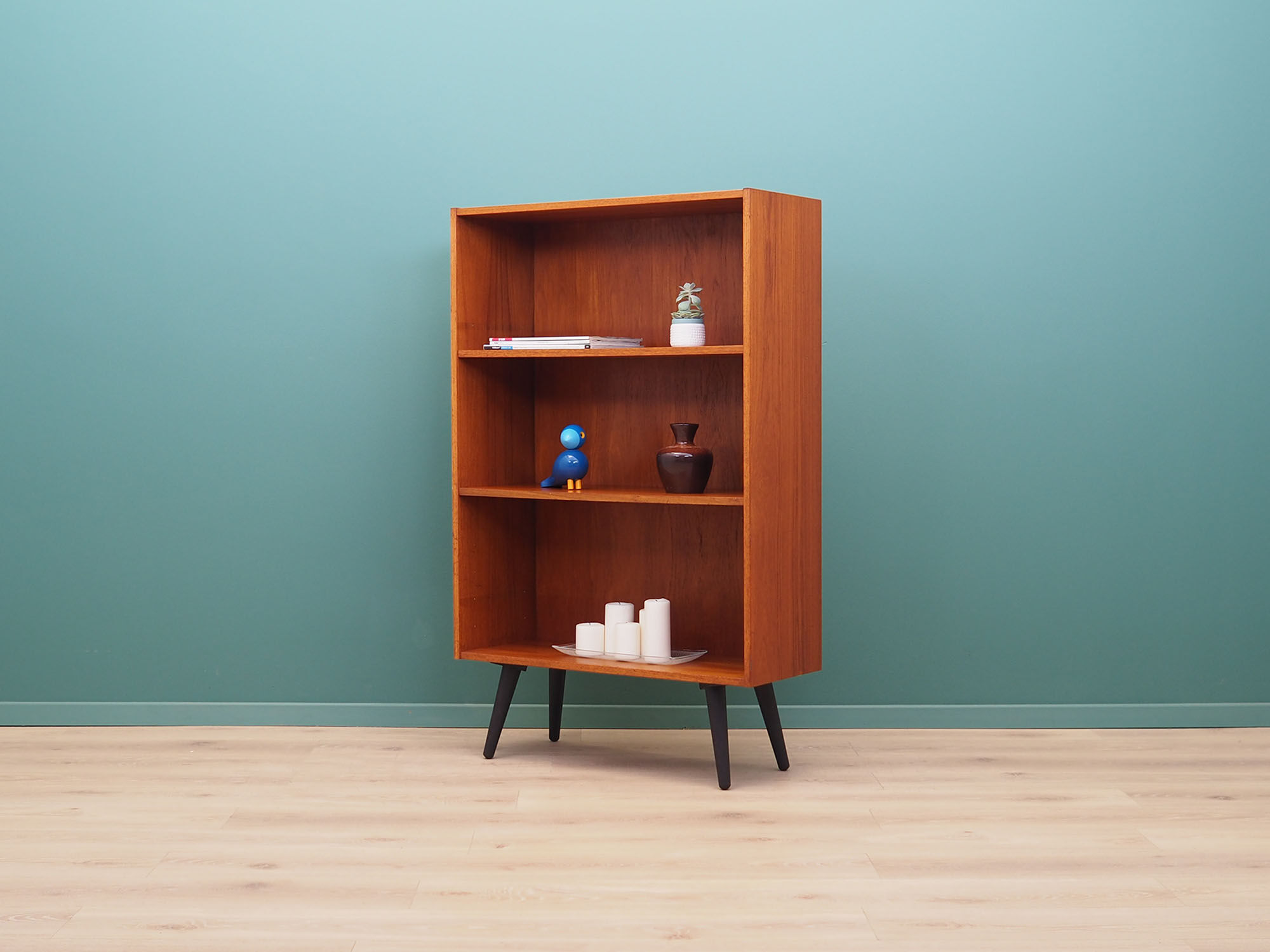 Teak bookcase, Danish design, 1970s, production: Denmark