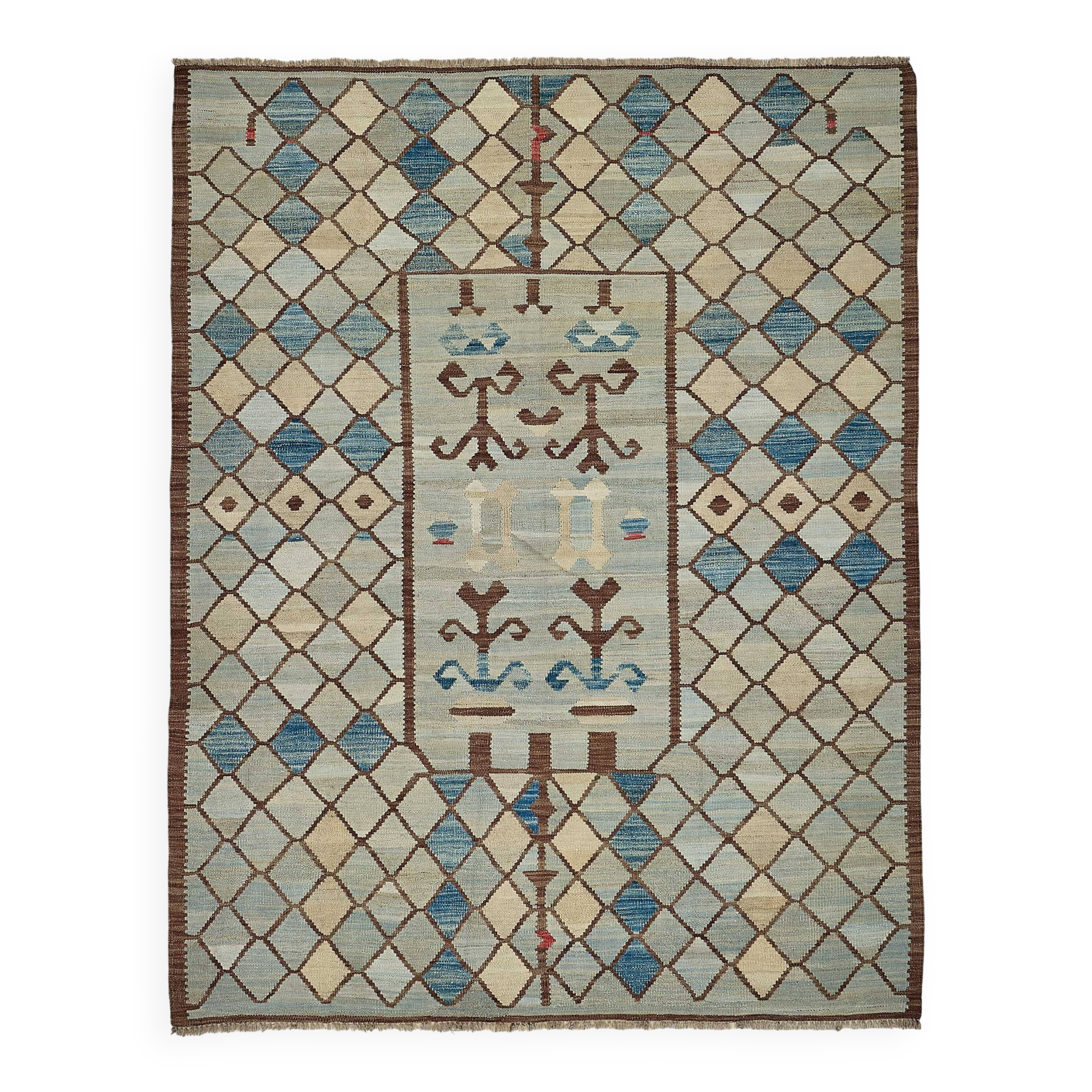 Contemporary Tribal Decorative Kilim 160 cm x 204 cm