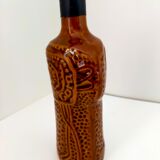 Bouteille en céramique ancienne allemande signée