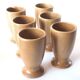 Set of 6 sandstone cups
