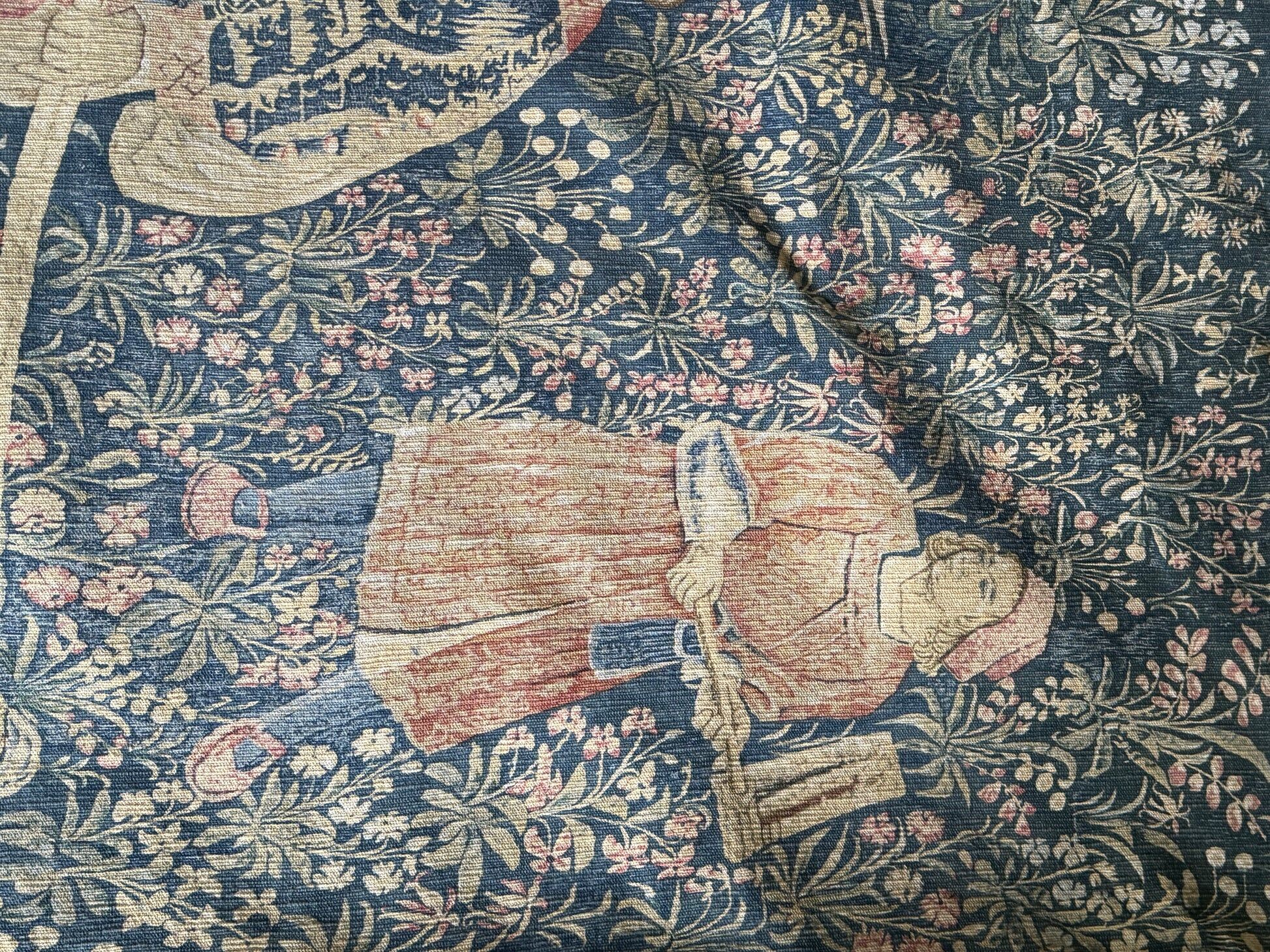 Aubusson tapestry, The Noble Amazon, Halluin stitch, 1950s