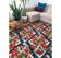 Rug with roses made by hand in Romania