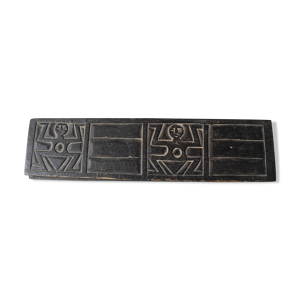 Boîte en bois coffret art africain