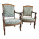 Paire de fauteuils Restauration