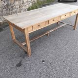 214 cm drawer farm table