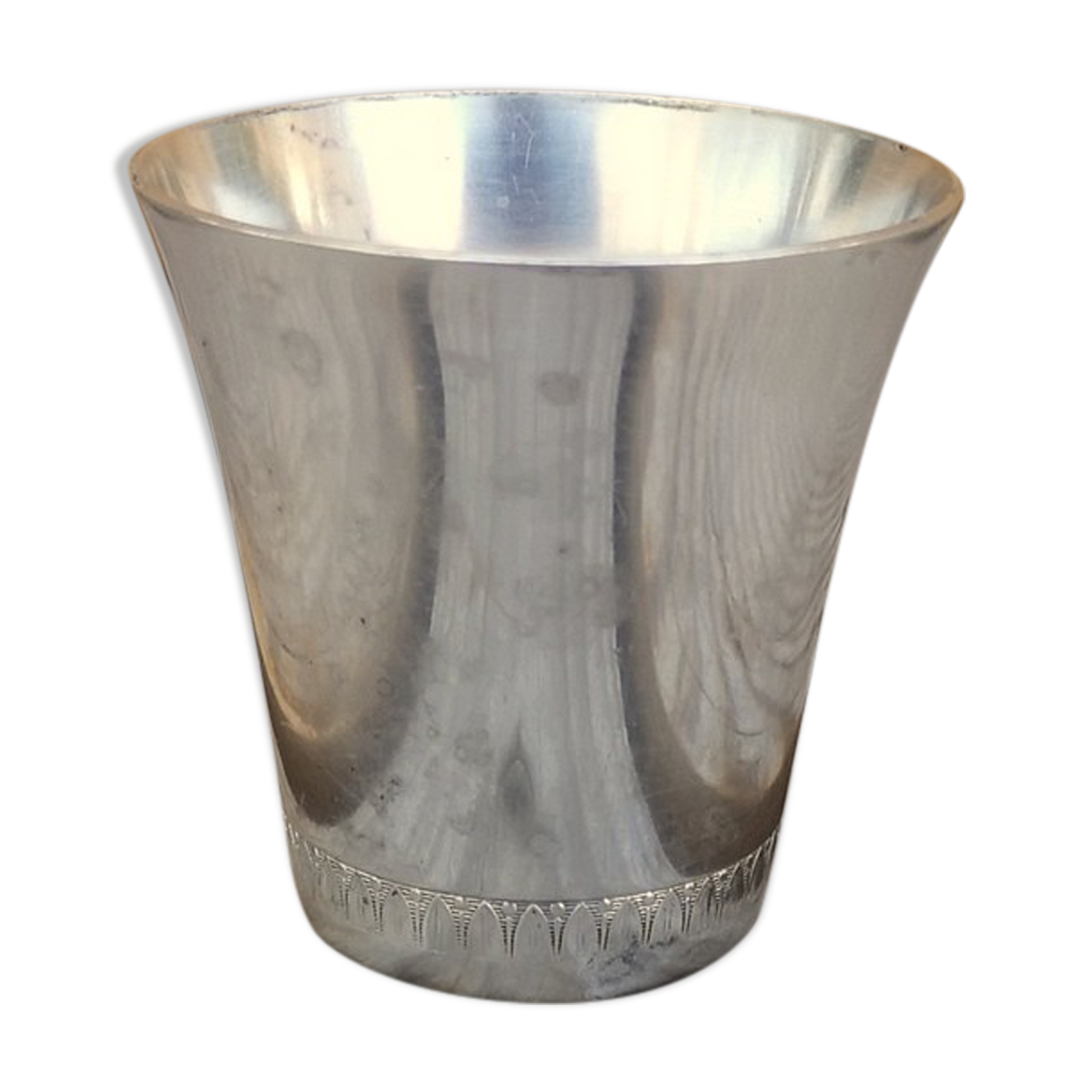 Silver metal timbale