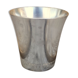 Silver metal timbale