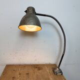 Grey Industrial Workshop Gooseneck Table Lamp, 1960s