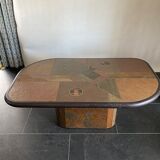 Brutalist Style Salon Table by Paul Kingma