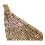 Bamboo and wicker seat