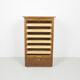 1950's wooden filing cabinet