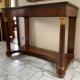 Console époque Empire acajou