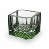 Green Square Bowl, Pavel Hlava, 1970s, Czechoslovakia