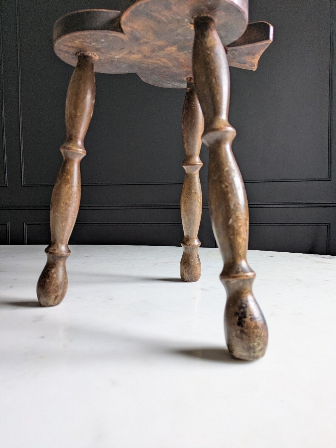 Brutalist tripod stools