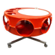 Dutch vintage design orange Rotorbar space age trolley Curver
