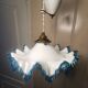 Suspension Up and down Opaline and porcelain