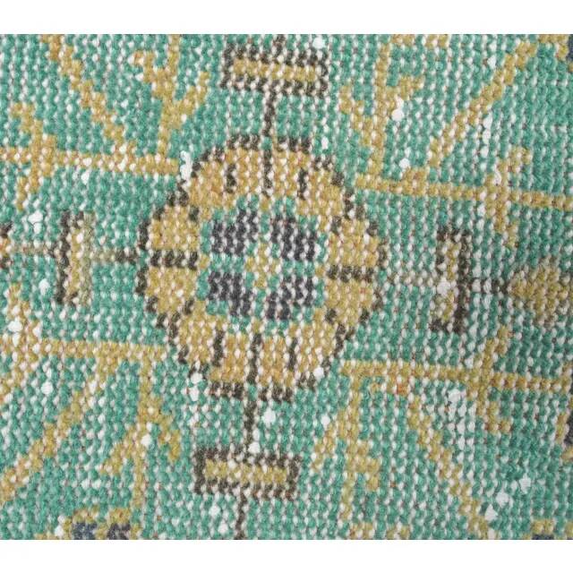 Tapis floral turc vintage noué à la main des années 1970 80x354