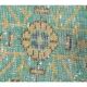 Tapis floral turc vintage noué à la main des années 1970 80x354