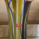 Vintage Murano Striped Vase