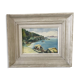Huile sur bois mer Méditerranée J.Bellemont