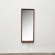 Miroir minimaliste mid-century allemand en teck de Zier-Form, années 1960