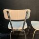 Set of 3 chairs and 1 stool in formica design, 1960