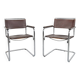 Set of 2: Thonet S34 Mart Stam Bauhaus Vintage Cantilever Chairs