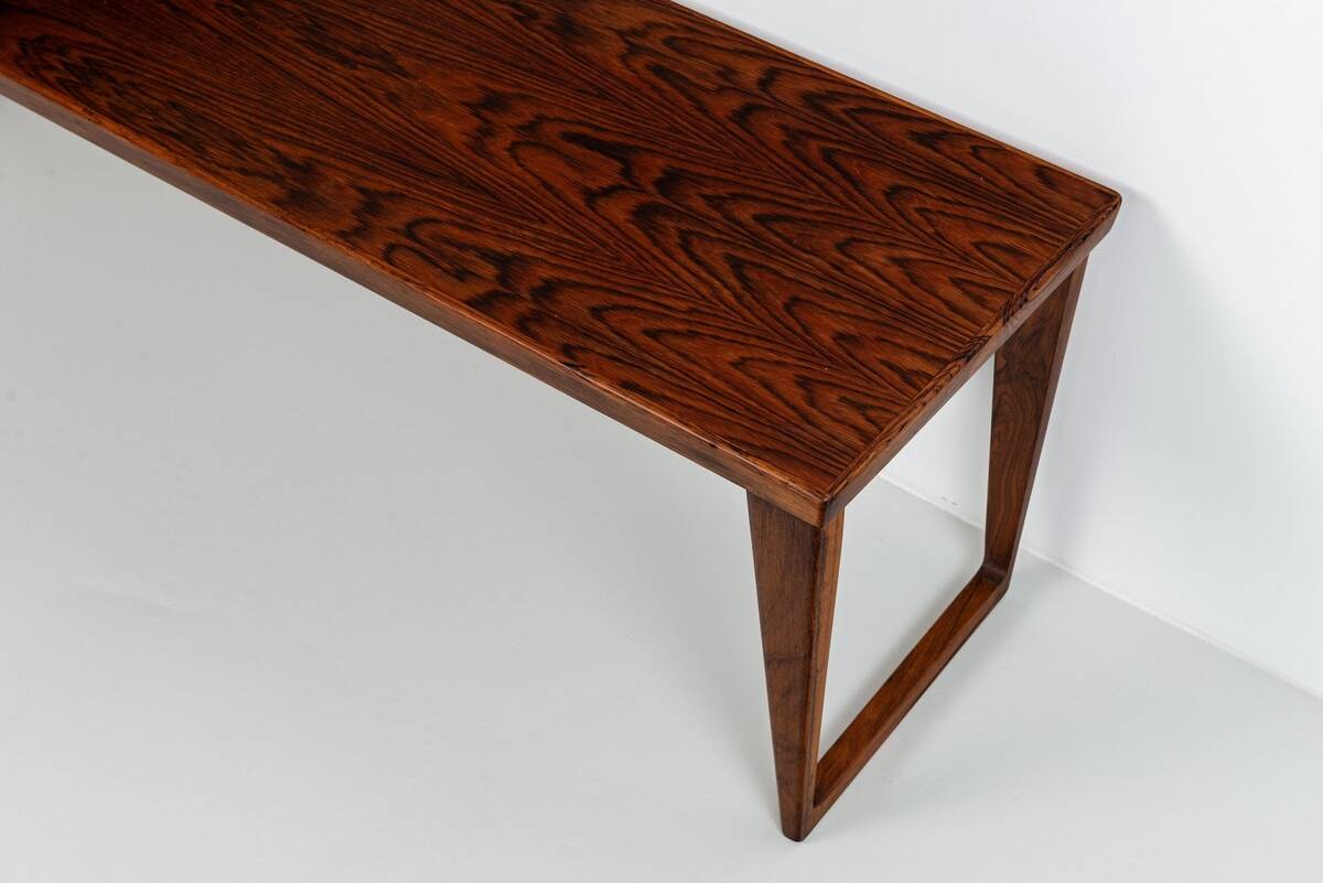 Kai Kristiansen bench and mirror rosewood Aksel Kjersgaard Denmark 1960