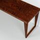 Kai Kristiansen bench and mirror rosewood Aksel Kjersgaard Denmark 1960