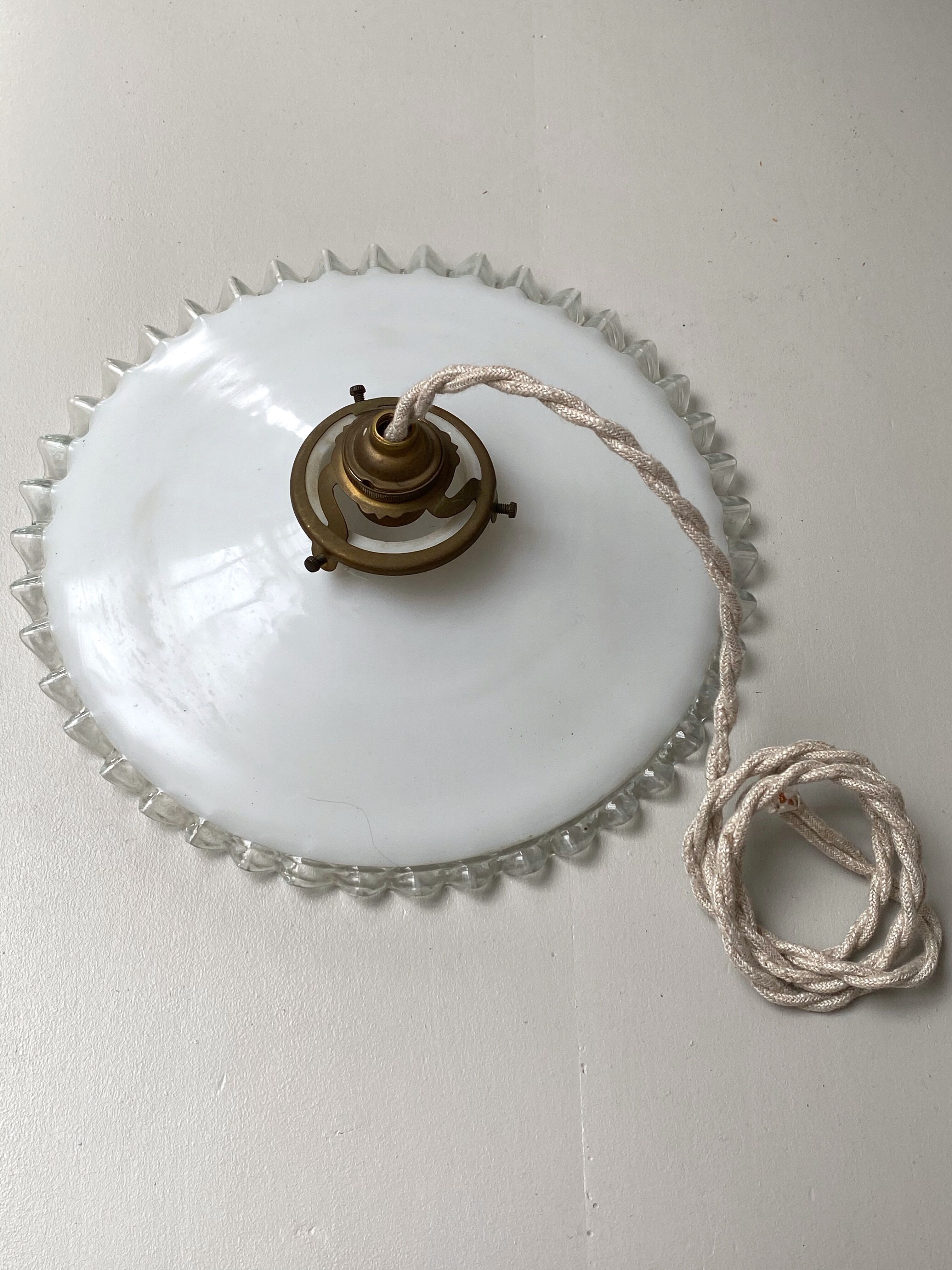 Opaline pendant light