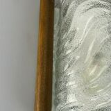 Wall lamp ice glass space age design