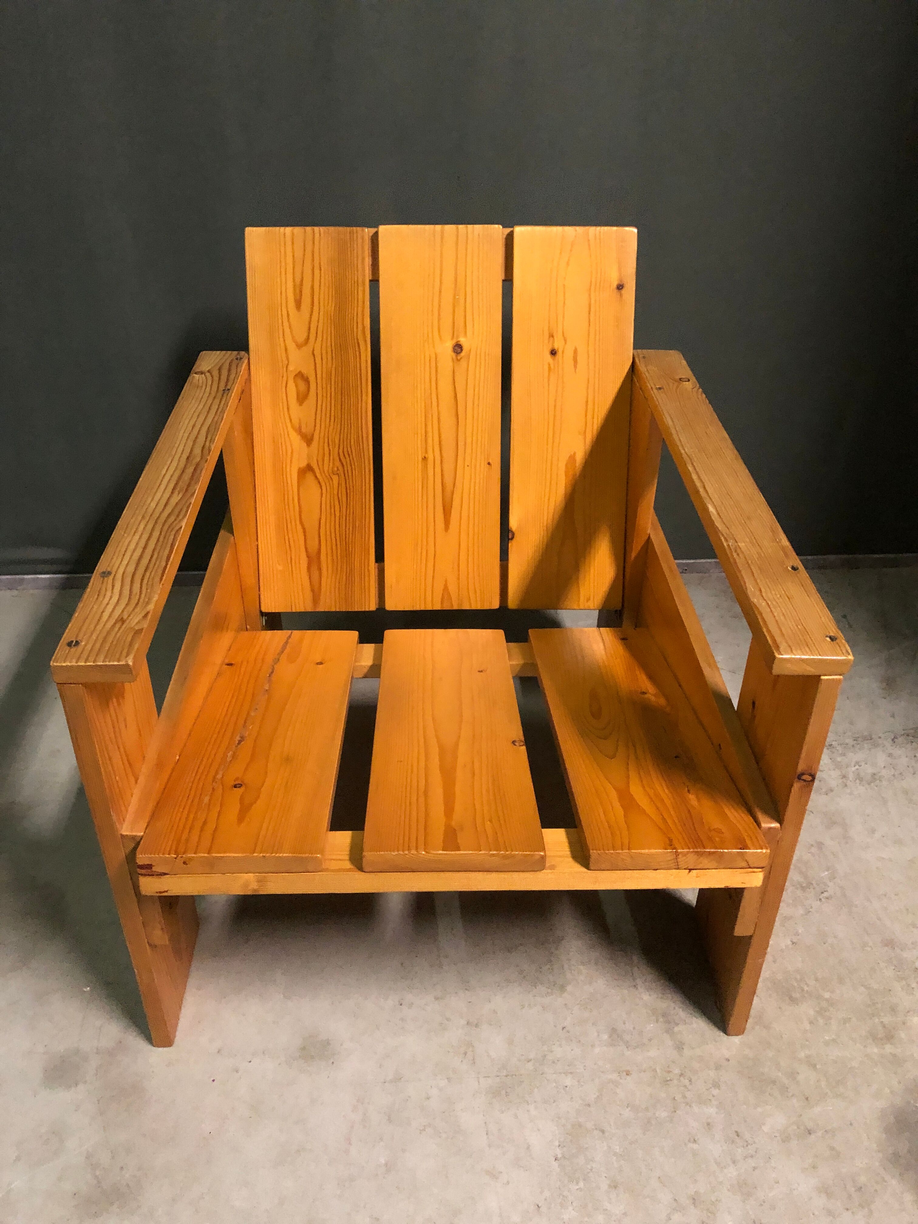 Rietveld Crate chair 1980's