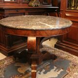Mahogany healing topped with a marble tray of restoration period