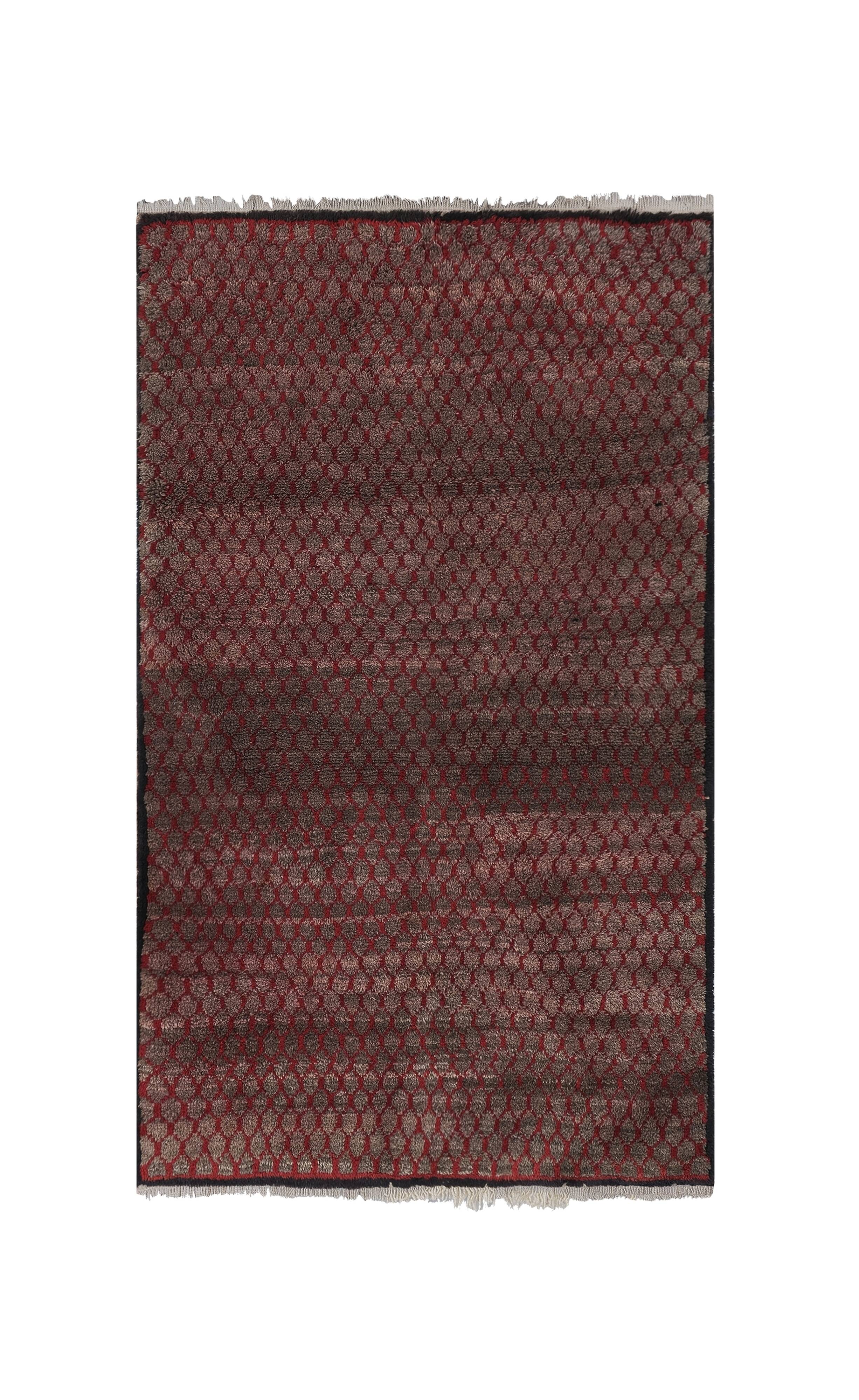 Vintage Turkish Oushak Handwoven Rug 106x180 cm
