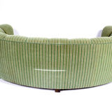 Vintage curved banana sofa, 1950 s