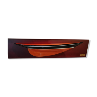 Maquette de bateau demicoque