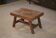 Brutalist coffee table in elm from the 1950s.