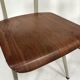 Lot of 4 vintage school chairs Galvanitas S16 Netherlands