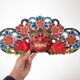 Hand Carved Balinese Boma Mask: Indonesian Hindu Entrance Wall Decor