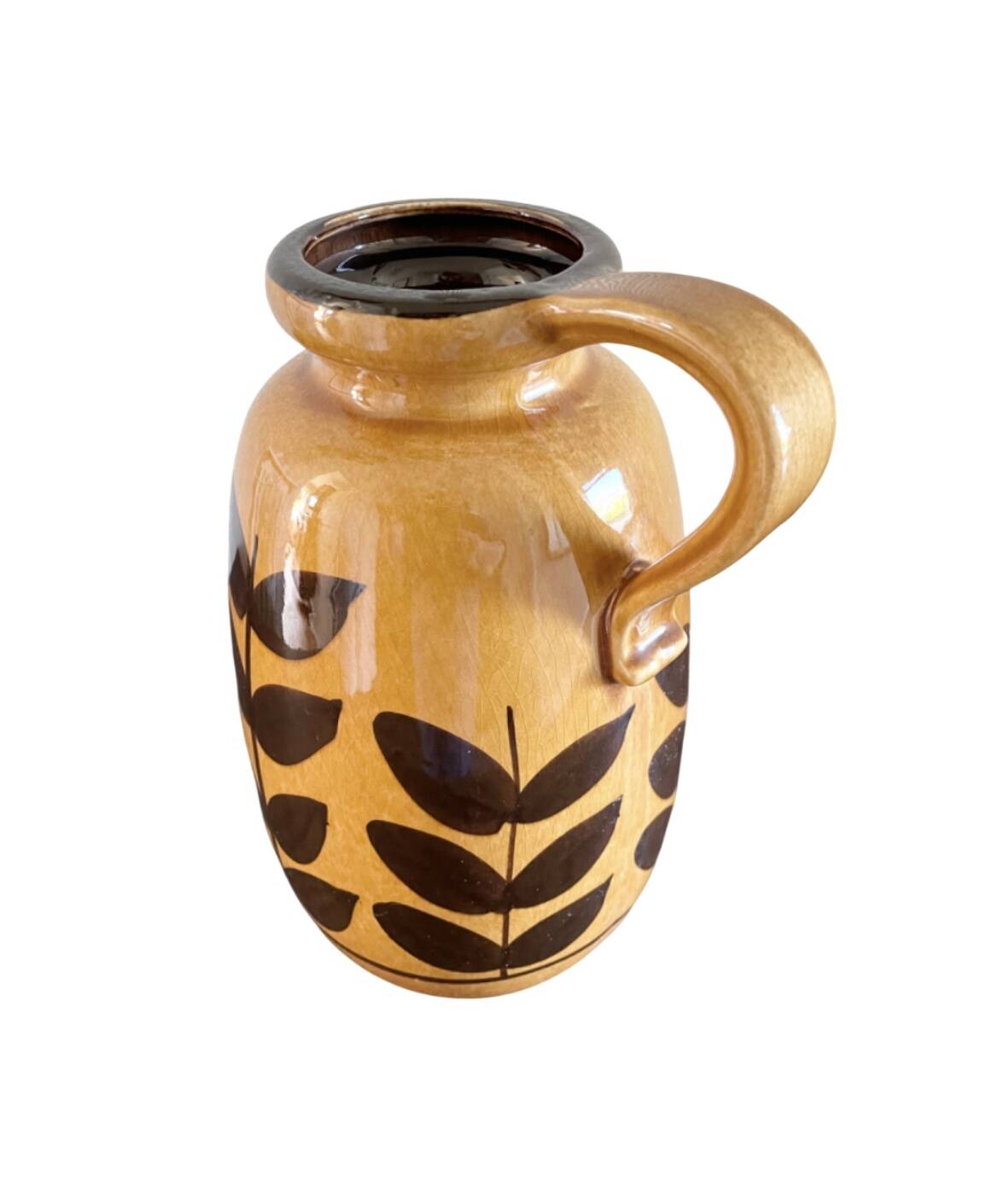 West Germany glazed ceramic vase
