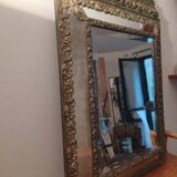 Repelled brass pareclose mirror