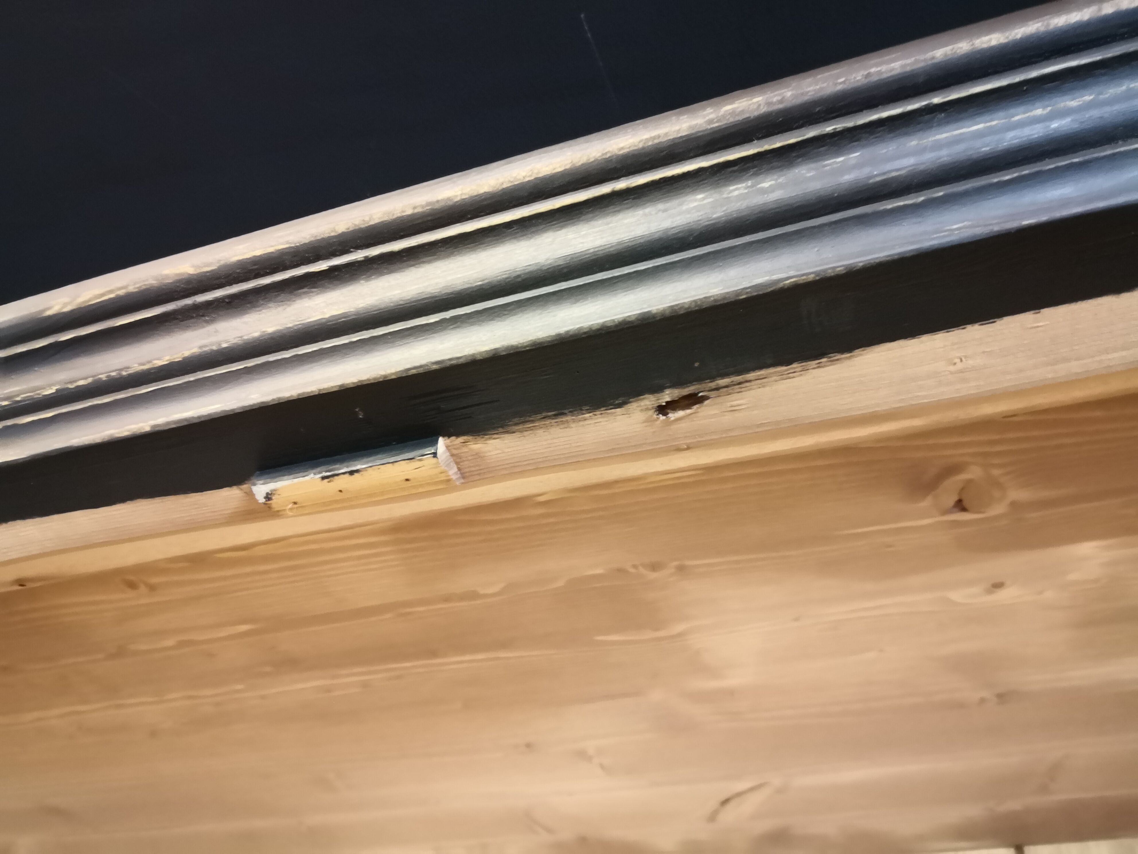 Large glazed Parisian wardrobe, showcase.