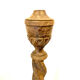 Carved wooden column 123 cm from the xix