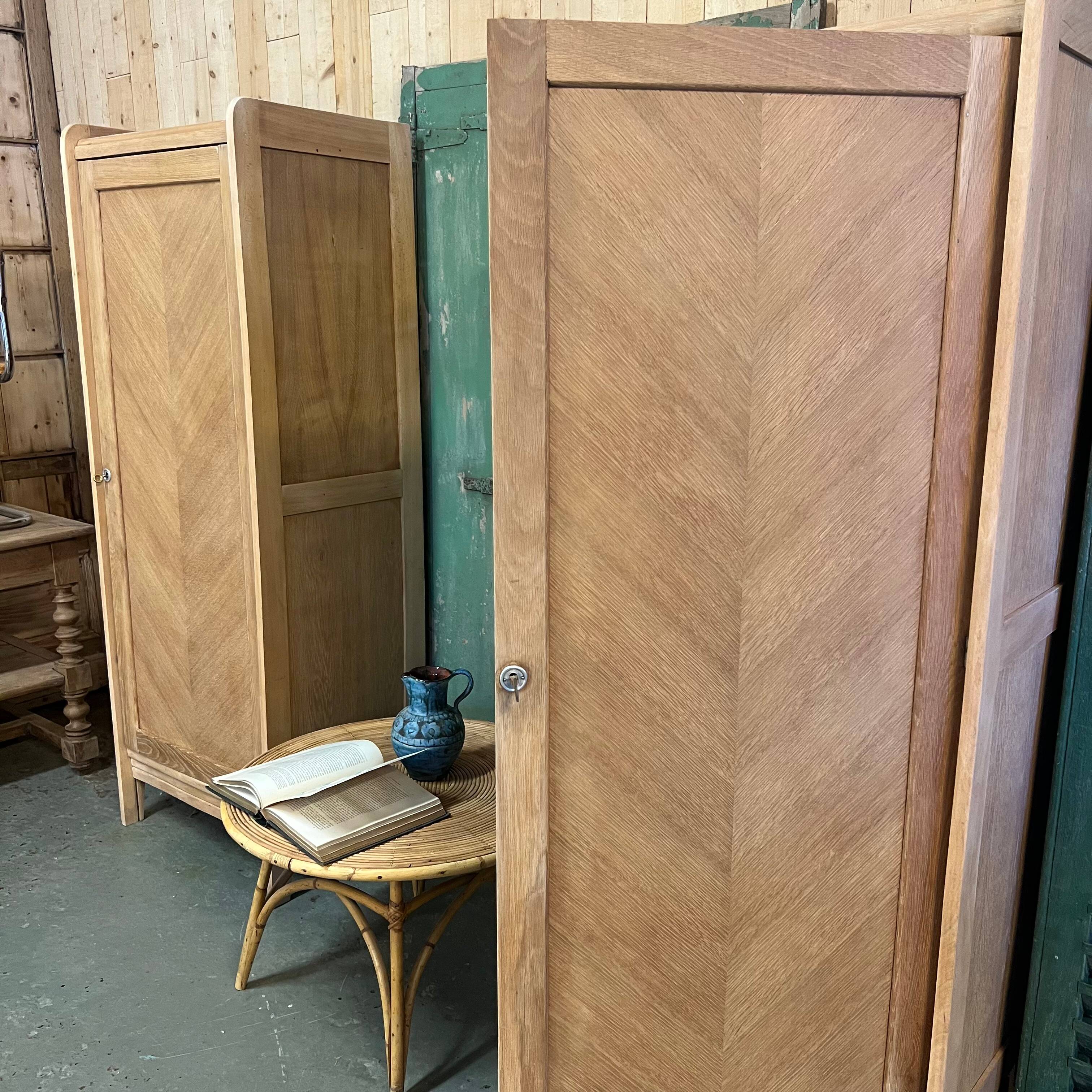 Vintage oak wardrobe