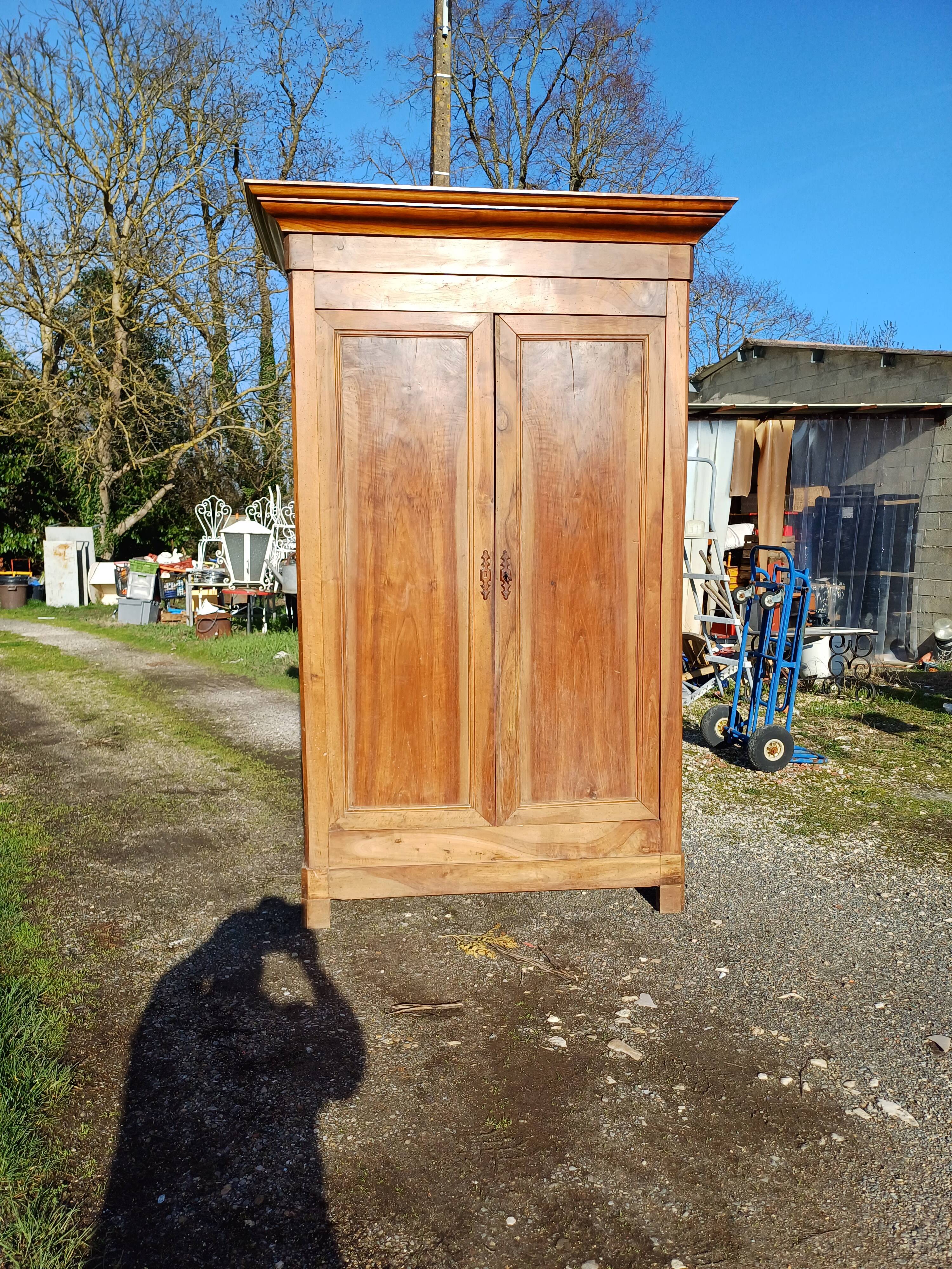 Louis Philippe 19th Walnut Wardrobe